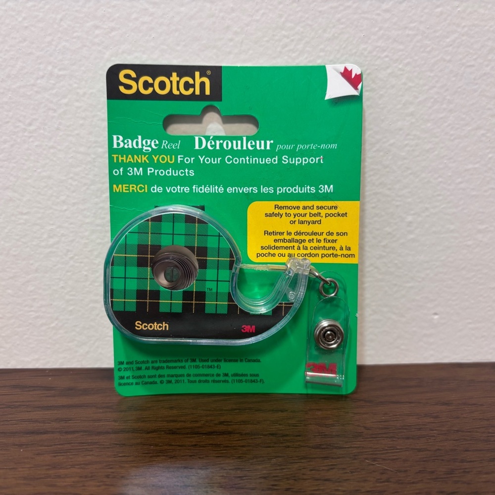 Scotch Tape Badge Reel Promo Item